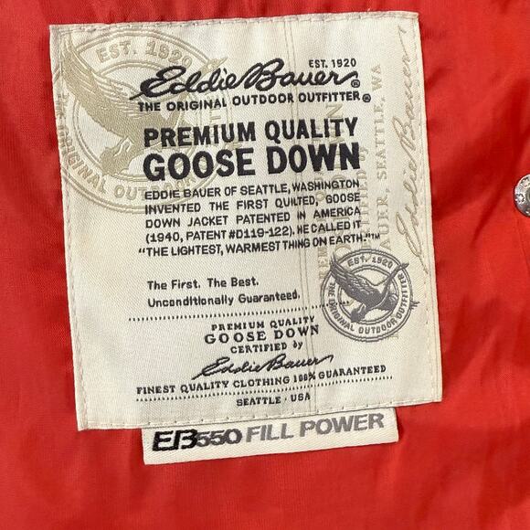 Eddie Bauer EB550 Down Puffer Vest Size XL Premium Goose Down Outdoor Camp - Picture 9 of 15